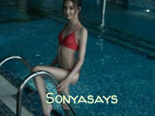 Sonyasays